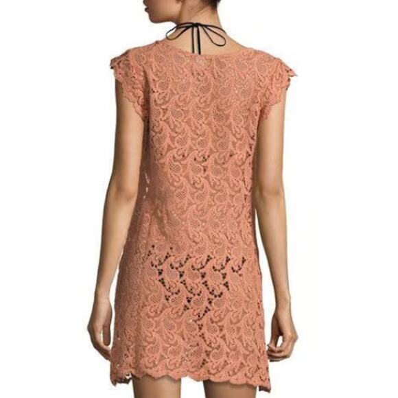 Eberjey Cotton Tail Amina Lace Swim Cover-Up EUC Size Medium Large - Picture 3 of 5